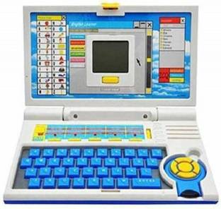 Fayme International Activities & Games Fun Laptop Notebook Toy for Kids-Blue (Learner Laptop)