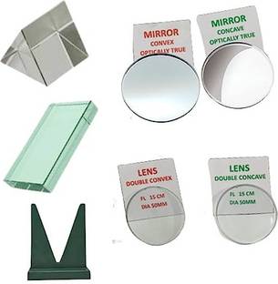 Kambojtraders Optics Activity Set, 7 Piece Set- Different Lens Set for School And Colleges