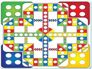 Sunta Eva Heat Transferred Printed jigsaw Puzzle Mat-Ludo - 16 pcs.