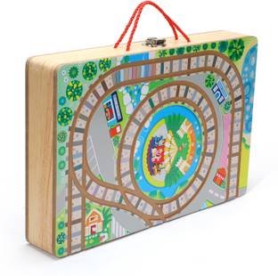 WUDLY Train Track Building Block Box Set