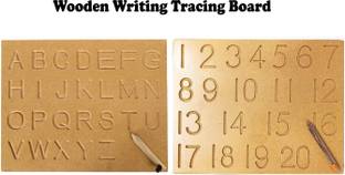 SHALAFI Alphabet and Number Tracing Learning Educational Board Counting Writing Slate