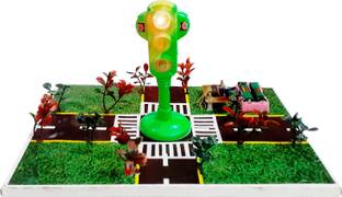 MELODY's Traffic Lights Model - Decorative Science Working Model for School and College Project