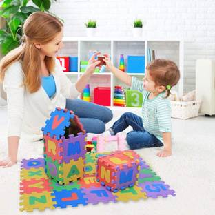 SHALAFI EVA Foam Mat Puzzle Mat Children's Play Mat Numbers & Letters Toy Floor Mats