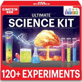Einstein Box Science Experiment Kit | Chemistry Kit Toys for Boys and Girls Aged 6-12 Years