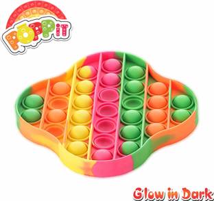 333MART Pop It Fidget Toys, Pop it Rainbow (Pop it Butterfly)