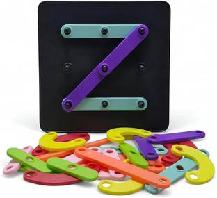 ARIZON ENTERPRISE Alpha Numeric Puzzle Toy for Kids - Educational Fun Toy with Letters & Numbers,