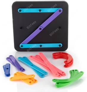 BitFeex Alpha Numeric Puzzle-Alphabet Construction Puzzle Toys for Kids 26 pcs