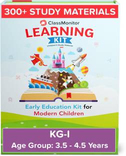 ClassMonitor 300+ Activity For Age 3.5-5.5 Years KG1 Learning Kit for Kids