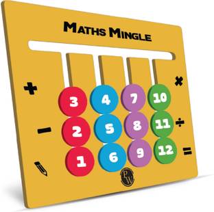 PW Yellow MathsMingle Board game for Kids