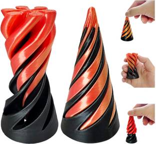 Estervig Impossible Pyramid Passthrough Spiral Cone Fidget Toy 3D Printed Impossible Cone
