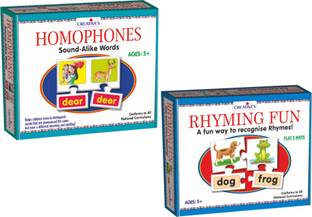 CREATIVE'S Homophones + Rhyming Fun - Vocabulary Building games for kids