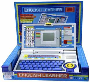RCHENTERPRISE Blue Laptop Learner EDUCTAINAL Laptop 20 Activities & Games Fun Laptop Notebook Computer Toy for Kids-Blue (Best Leaner Laptop).