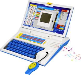 SNDIA Learning Kids Laptop Educational Computer Toys with Mouse ,LED Display & Music