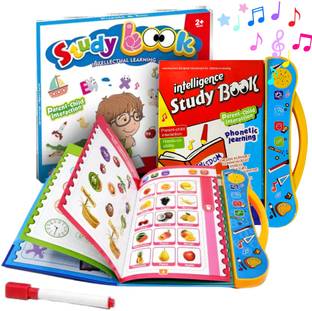 KIDOLOGY Intelligence Letters & Words Learning Sound Book For Kids