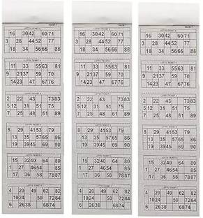 shivjoy TAMBOLA Tickets[2400 tickets ]||kitty party/picnic game/board accessory