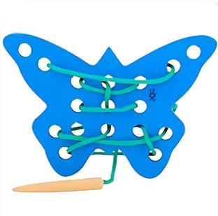 SKILLOFUN Butterfly Lacing Toy For 2 Year Old Boys And Girls | Fine Motor Skills Toy