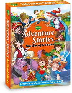 Adventure Stories Box Set | Collection Of World Famous Fairy Tales | Set Of 6 Books | Fairy Tales Box