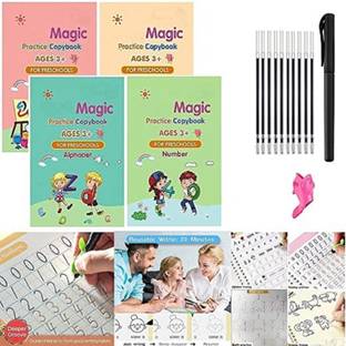 DEKIYANZ Sank Magic Practice CopybookReusable Writing Tool handwriting improvement kit