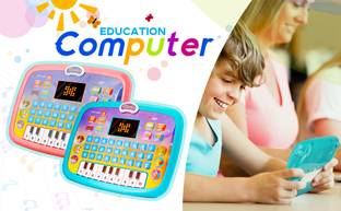Pulsbery English tablets LED Screen Tablet pad computer kids toys learning tablet