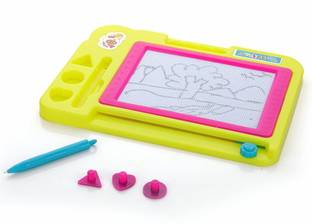 Aditi Toys Plastic Magnetic Slate for Kids, Easy to Write & Erase Drawing Doodle Board