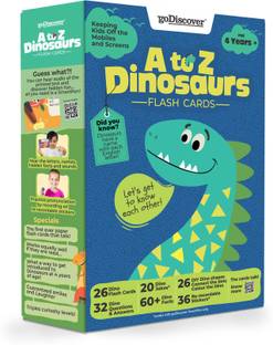 goDiscover A to Z Dinosaur Flash Cards