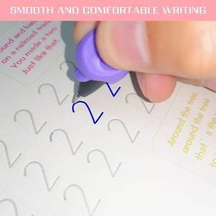 Shiv Online Kids Magic Practice Copybook Handwriting Workbook 4 Book 10 Refill 1 Pen 1 Grip