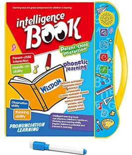 GRAYSEE Kids Intelligence Book English Letters Words Learning Sound