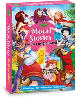 Moral Stories Box Set | Collection Of World Famous Fairy Tales | Set Of 6 Books | Fairy Tales Box