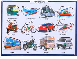 Wow The Toy Transports Learning Educational Puzzles Board With Wooden Quality
