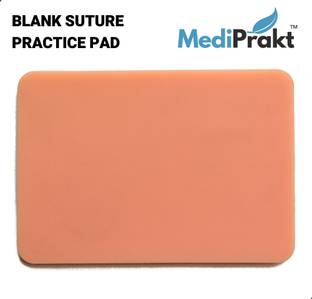MediPrakt SUTURE PRACTICE PAD (BLANK) | 3 Layers- Human Skin, Fat and Muscle | No Incisions | Create Own Wounds | Ideal for Students (MADE IN INDIA)
