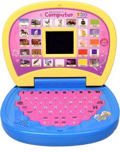 valuableplus Kids Laptop, LED Display, with Music, Skills of Computer Toy for Kids