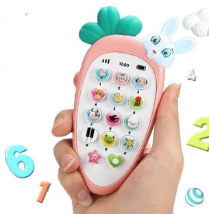 HurryShoppy Children Educational Learning Mobile Phone Toys with Lights, Music & Ringtones