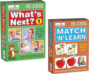 CREATIVE'S What's Next-I + Match N Learn - Early Learning Pack For Kids