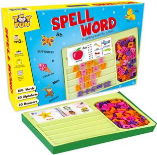 Toy Fun Educational Spelling Word Puzzle Spell Board Game for Kids of Age 3 Years Above