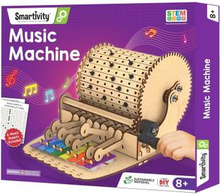 Smartivity Xylofun Music Machine STEM DIY Toys, Educational & Construction based Activity Game for Kids 8 to 14, Gifts for Boys & Girls, Learn Science Engineering Project, Made in India