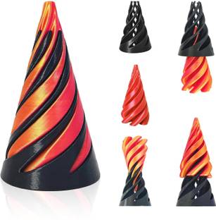 4MYL Impossible Pyramid Passthrough Fidget Toy 3D Printed Impossible Cone Spiral Cone