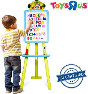Toys R Us Universe of Imagination Magnetic alphabet with White Black Board 8 in 1 Drawing Painting board
