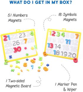 FIRSTCRY INTELLISKILLS Magnetic Numbers and Symbols -