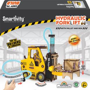 Smartivity Hydraulic Forklift STEM DIY Fun Toy for Kids 6 to 12 Years
