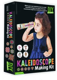 बडड मार्केटिंग Educational DIY kIT Kaleidoscope Making Kit Play and Learn Set for Kids