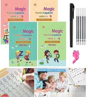 Labhimpex 405-Magic Practice Copy s Set Of 4 Magic Writing & Drawing s Kit A425-4-2505