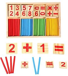 Bestie Toys Counting Number Blocks and Sticks Toys for Kids Learning,Math Educational Toy,