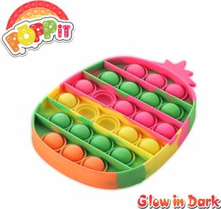 Aditi Toys Pop It Fidget Toys, Pop it Rainbow (Pop it Pineapple)