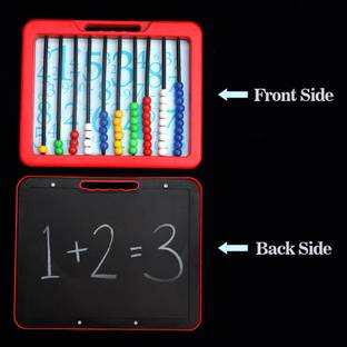 FLYHIGH Best Educational Toy For Kids Counting Abacus Frame With Writing Slate For Kids