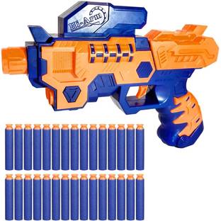 Magicwand Plastic Foam Blaster Hi-Arm Gun with 30 Bullets