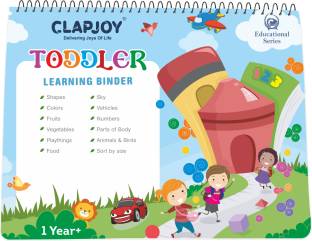 Clapjoy Velcro Level 1 Preschool Learning Montessori Busy Book for kids