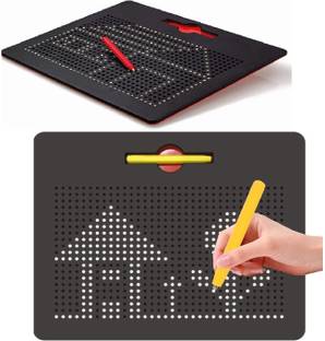 KHYALI Magnetic Drawing Board for Kids & Toddlers with Magnet Stylus Pen & Beads|21
