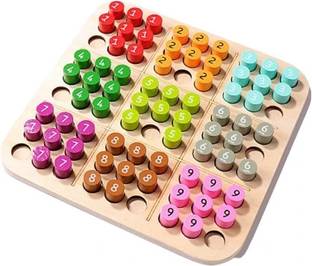 Rainbowstore Wooden Sudoku Game for Kids