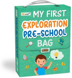 GO WOO My first Exploration Preschool Bag :Picture Book for Eary Learning|Set of 8 book