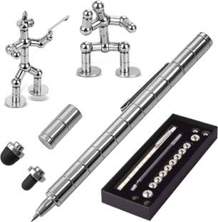 TOONSOINT Fidget Pen,Magnetic Metal Pen, Multifunctional pen Nib